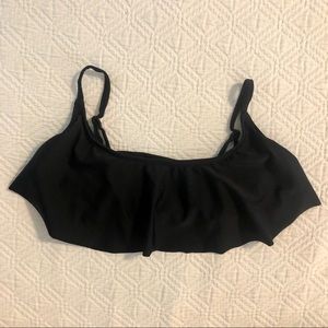 Old Navy Black Flowy Bathing Suit Top